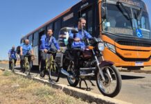 Ônibus do DF terão adesivos para prevenir acidentes