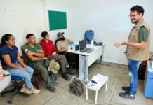 Zoológico de Brasília capacita equipe do Cetas-DF para criação de insetos