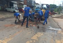 Chuvas fortes atingem Ceilândia e mobilizam equipes da administração regional