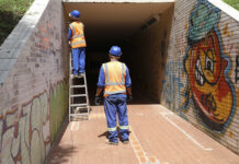 Com investimento de R$ 1,68 milhão, GDF reforça manutenção das passagens subterrâneas do Eixão