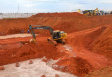 Com investimento de R$ 319 milhões, obras de expansão do metrô em Samambaia mantêm ritmo acelerado