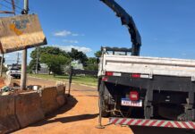 Área pública em Ceilândia Norte passa por limpeza para coibir descarte irregular