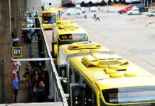 Reforço de ônibus começa três horas antes dos jogos da Seleção Brasileira