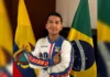 Longe de casa, equatoriano encontra em Brasília um pedaço do país durante a Copa