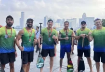 Equipe brasiliense fica em 6º em Campeonato Mundial de Canoa Havaiana