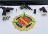 Idoso é preso após PM encontrar três armas e munições sem registro no Gama