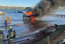 Incêndio provocou explosão em embarcação no Lago Paranoá, diz Marinha