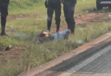 Homem suspeito de matar mulher em Ceilândia salta de passarela e é preso