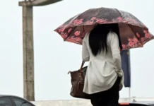 Inmet prevê chuvas acompanhadas de vento, raios e granizo