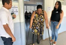 “Quero exercer o direito de votar”, afirma eleitora no CEF Vila Areal